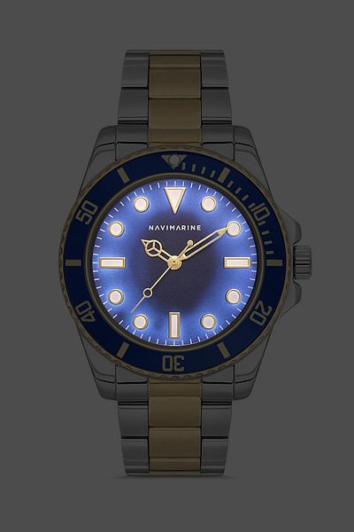 Navimarine Original 2 Years Warranty Quartz Movement 3 Atm Waterproof Men's Wristwatch