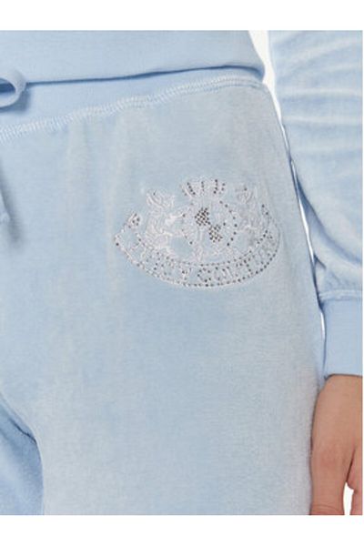 Juicy Couture Pantaloni de trening pentru femei JCBBJ223814 Albastru cer