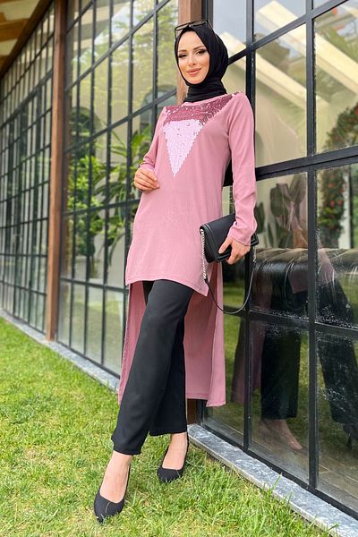 TOFİSA Tunic+Pants Rose - 11514