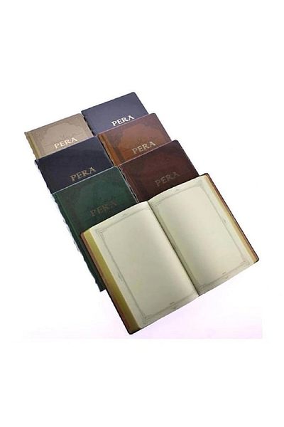Gıpta 1993 Pera Thread Ραμμένο Δερμάτινο Κάλυμμα 17x24 160yp. Χωρίς γραμμή