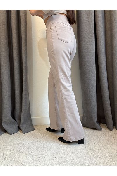 ROSSA Large Size Elastic Waist Spanish Trousers