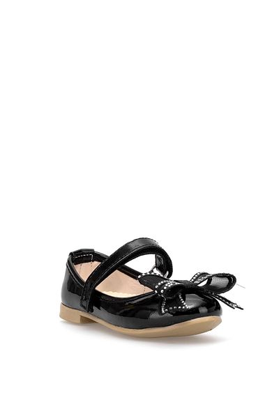 Ayakkabı Fuarı Elit Hy-F-10003-25Y Booties Girls Ballerina Black