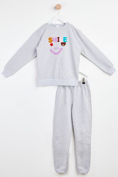 TOFİSA Costum cu imprimeu gri pentru băiat - 18002