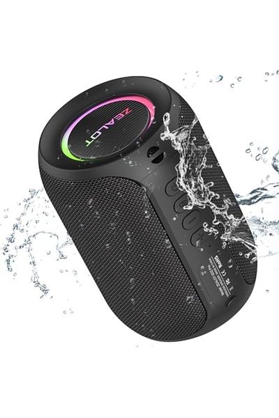 zealot مكبر صوت بلوتوث S32pro، مكبر صوت لاسلكي بتقنية البلوتوث، (إصدار جديد بقوة 15 وات) مكبر صوت محمول خارجي