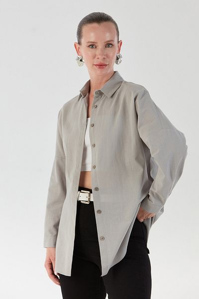 Fulla Moda Basic Buttoned Loose πουκάμισο