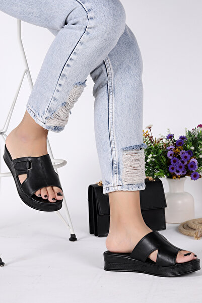 WOGGO Plt 164 - Papuci de damă Daily cu velcro