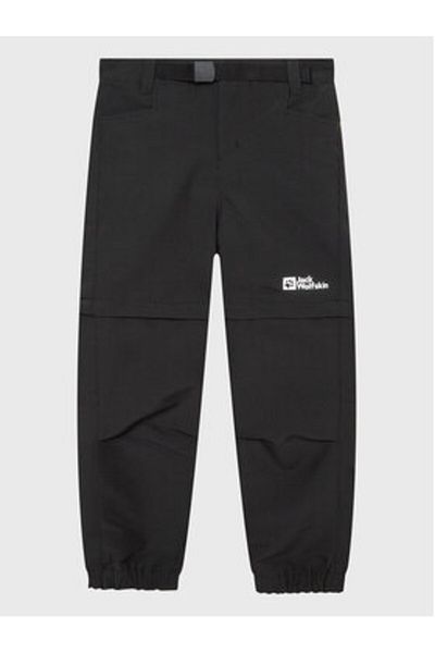 Jack Wolfskin Pantaloni de exterior pentru băieți 1609761 Negri