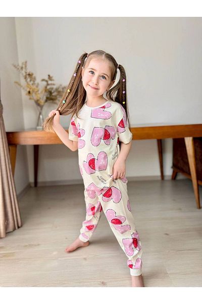 FYONCH Short Sleeve Printed Pajama Set