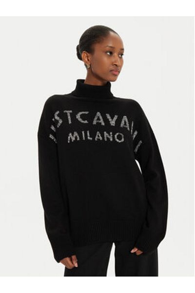 Just Cavalli Golf pentru femei 77PAFM22 negru