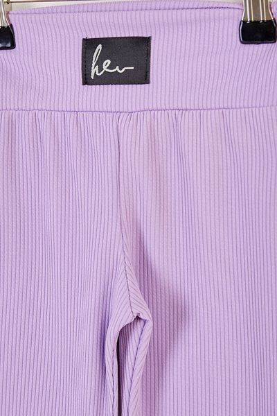 TOFİSA Girl's Lilac Raised Spanish Leg Trousers - 26467