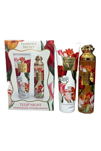 Emper عطر توليب نايت من أمبر فلاورز سيكريت 250 مل ومرطب 250 مل