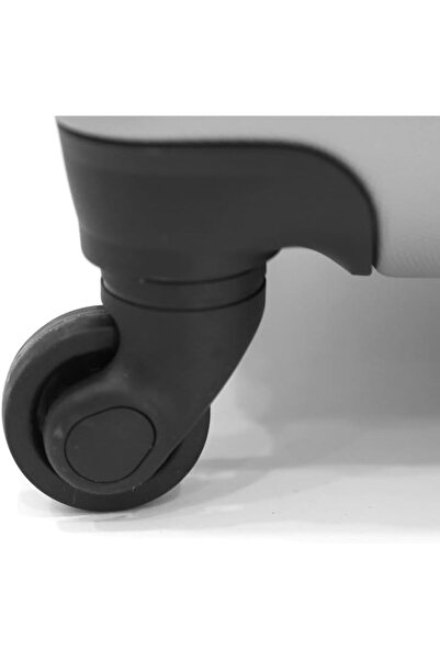 MELIFE 3-piece Hardside Luggage Set, Sizes L 28, M 24, S 20, Silver