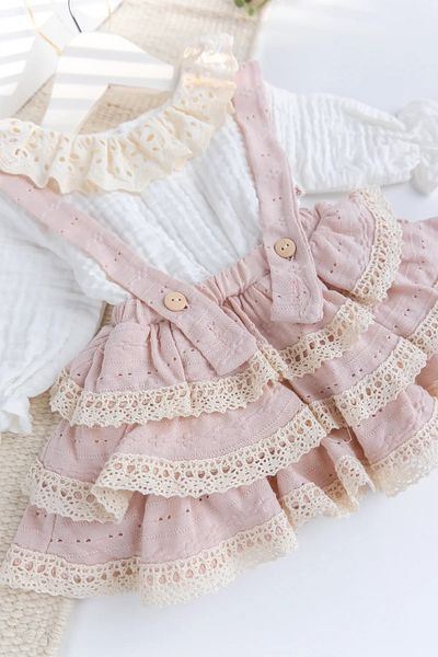 Babymod Scalloped 100% Cotton Baby Girl Dress