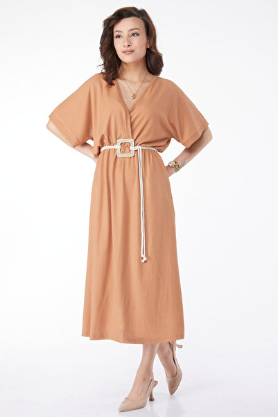 TOFİSA Belted Dress Mink - 24660