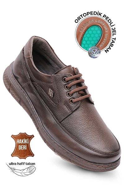 KAPTAN JUNIOR ОРТОПЕДИЧНИ МЪЖКИ ОБУВКИ CAPTAIN JUNIOR С МАСАЖ НА ПЕТАТА, УЛТРА УДОБНИ, ОТ ЕСТЕСТВЕНА КОЖА, MULUE 600