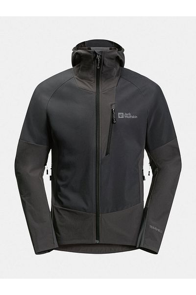 Jack Wolfskin Mens Softshell Jacket 1307771 Black
