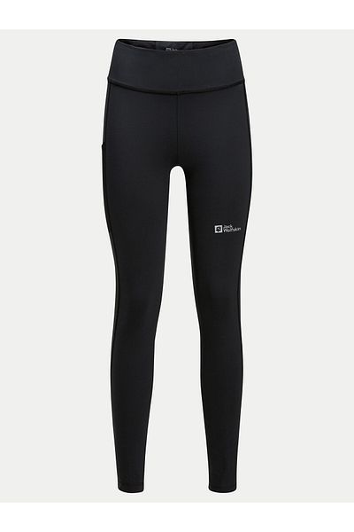 Jack Wolfskin Colanți pentru femei 1508901 Negri