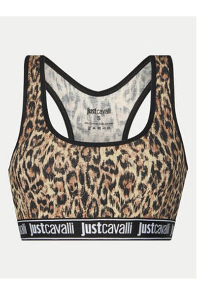 Just Cavalli Women's Bra top 78PAJU02 CJUT3 Brown