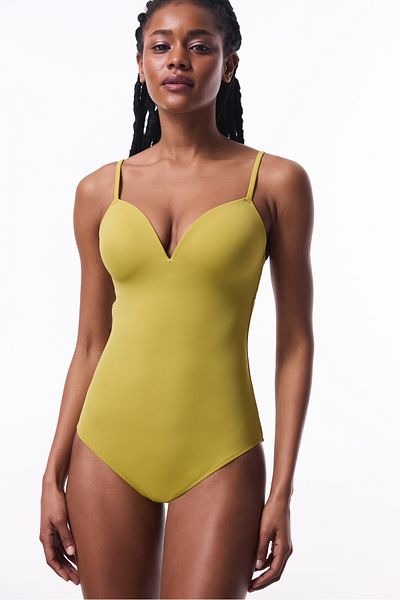 Penti Miss Swimsuit με Oil Green Fixed Cup Pad