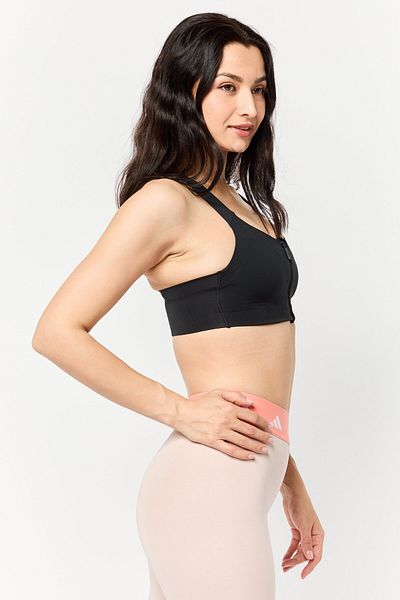 adidas Women Sportswear Fit Sleeveless Training Sports Bra, Black