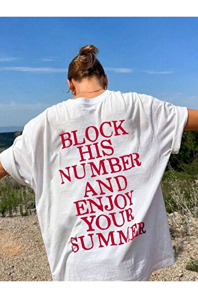 Bengi Clothing تي شيرت مطبوع بأكمام قصيرة وقصة كبيرة الحجم