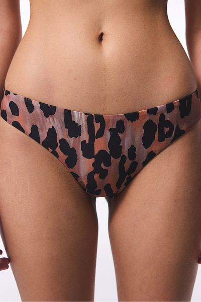 Penti Superbrasilianischer Bikiniunterteil mit Leopardenmuster von Clove mit minimalen Ausschnitten