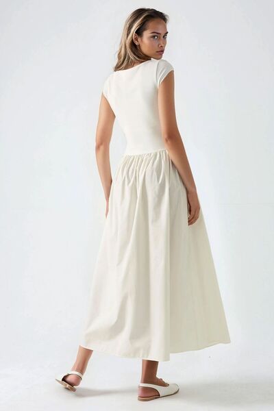 Hiccup Contrast Midi Dress