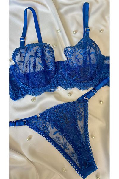 Lessya Set bralet din dantelă (sutien și tanga)