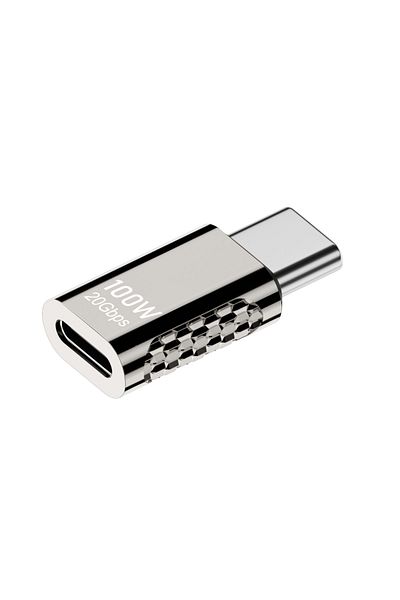 Choice محول USB 5 USB C بزاوية 90 درجة، USB 3.2 بسرعة 20 جيجابت في الثانية من النوع C إلى USB C OTG، محول 8K@60Hz، 100 واط USB Type C