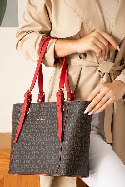 Just Polo Women's Monogram Shoulder Bag