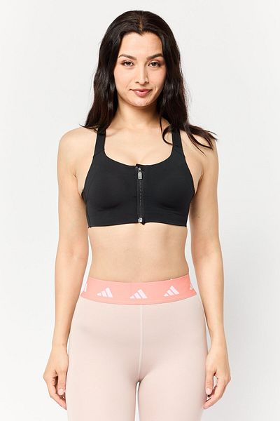adidas Women Sportswear Fit Sleeveless Training Sports Bra, Black