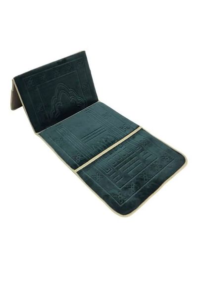 Un Prayer rug with backrest, as a floor seat with back support, multi-colored