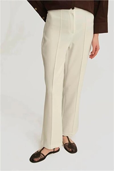 Armine Flare Pantolon 25yt232 Ekru