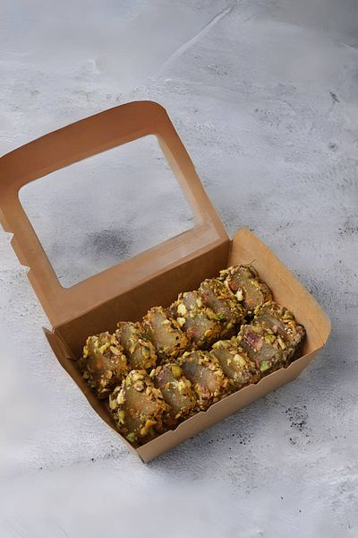 Lutfuzade Baklava Turkish delight with mastic covered with pistachios - Lutfi Zadeh Baklava