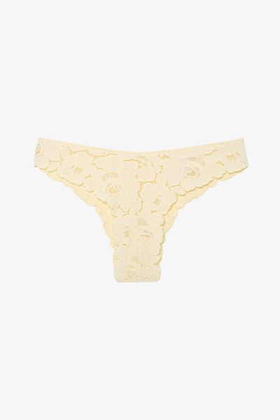 Penti Luna V Shape Light Yellow Brazilian Panties