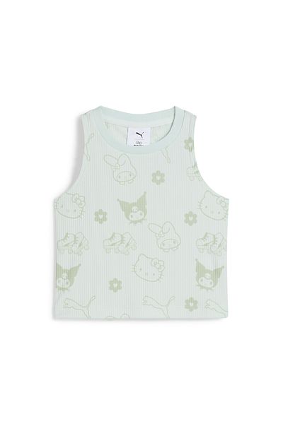 Puma Dětské žebrované tílko s motivem Hello Kitty a přátel