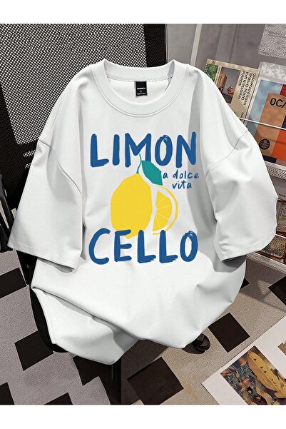 Jose Clothing تي شيرت مطبوع بأكمام قصيرة وقصة كبيرة الحجم