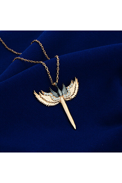 BARIŞ TAKI 925 Ayar Gümüş Sonsuz Uçuş Kanatlı Anka Kuşu Kolyesi