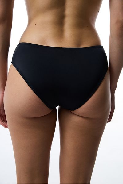 Penti Schwarzer Hipster-Bikiniunterteil mit mittlerer Taille