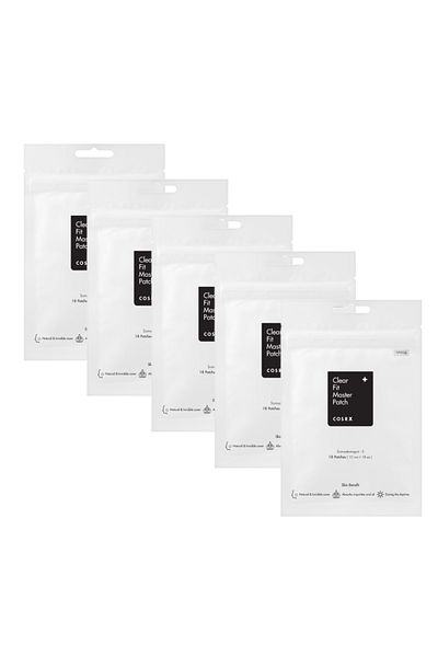 Cosrx Set of 5 COSRX Clear Fit Master Patch pimple patches, 90 pcs