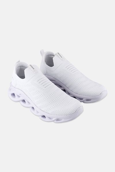RBX Women Brand Logo Slip On Hiking Shoes, White