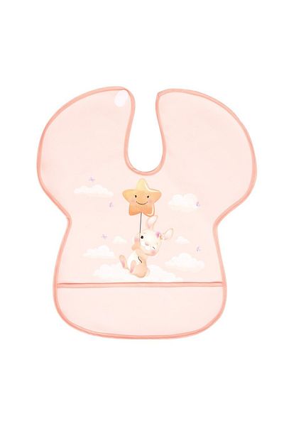 Sevi Bebe Baveta impermeabila cu protectii pentru umeri Flying Rabbit