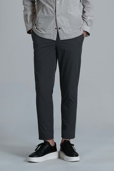 Lufian 111190326 Alex Smart Ανδρικό παντελόνι Chino Slim Fit Ανδρικό παντελόνι πράσινο