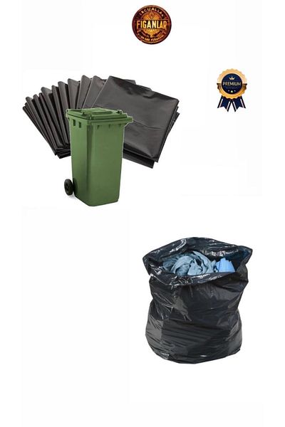 figanlar ambalaj 1St Class 25 Pieces Ultra Thick 80X110Cm Jumbo Size Garbage Bag Heavy Duty Garbage Bag Moving Bag