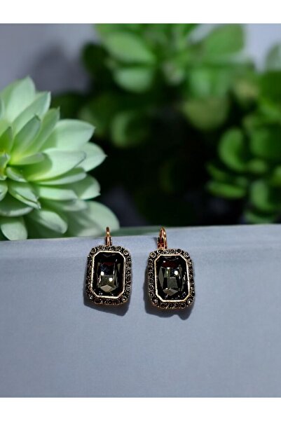 FUYA JEWELLERY Kristal Renkli Taşlı Küpe