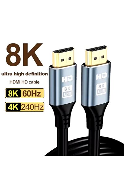 Staryon Cablu Hdmi 2.1 ®, Viteză Mare 48 Gbps, 200 Cm, Gri