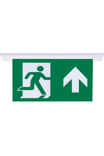 evimdeyokyok SG053-SA Bidirectional Emergency Diverter Luminaire (with Flush Mount) Up