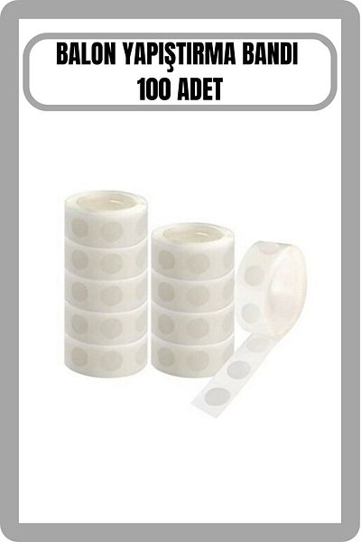 pellure Balloon Adhesive Tape, Double Sided Tape 100 Pieces Drop Shaped Adhesive