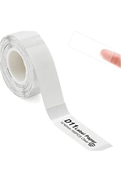 Genel Markalar NIIMBOT TT14-40-160TRANSPARENT Şeffaf 14X40MM Termal Etiket Vo...
