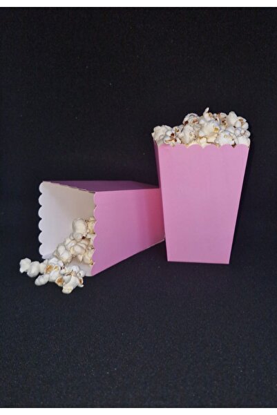 Nenya PEMBE RENKLİ 8'Lİ MISIR/POPCORN/CİPS/ŞEKERLEME KUTUSU